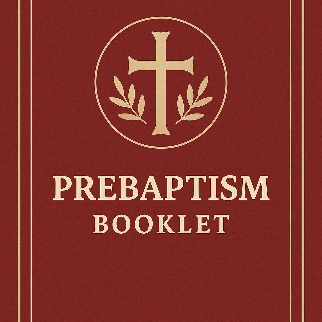 Prebaptism booklet